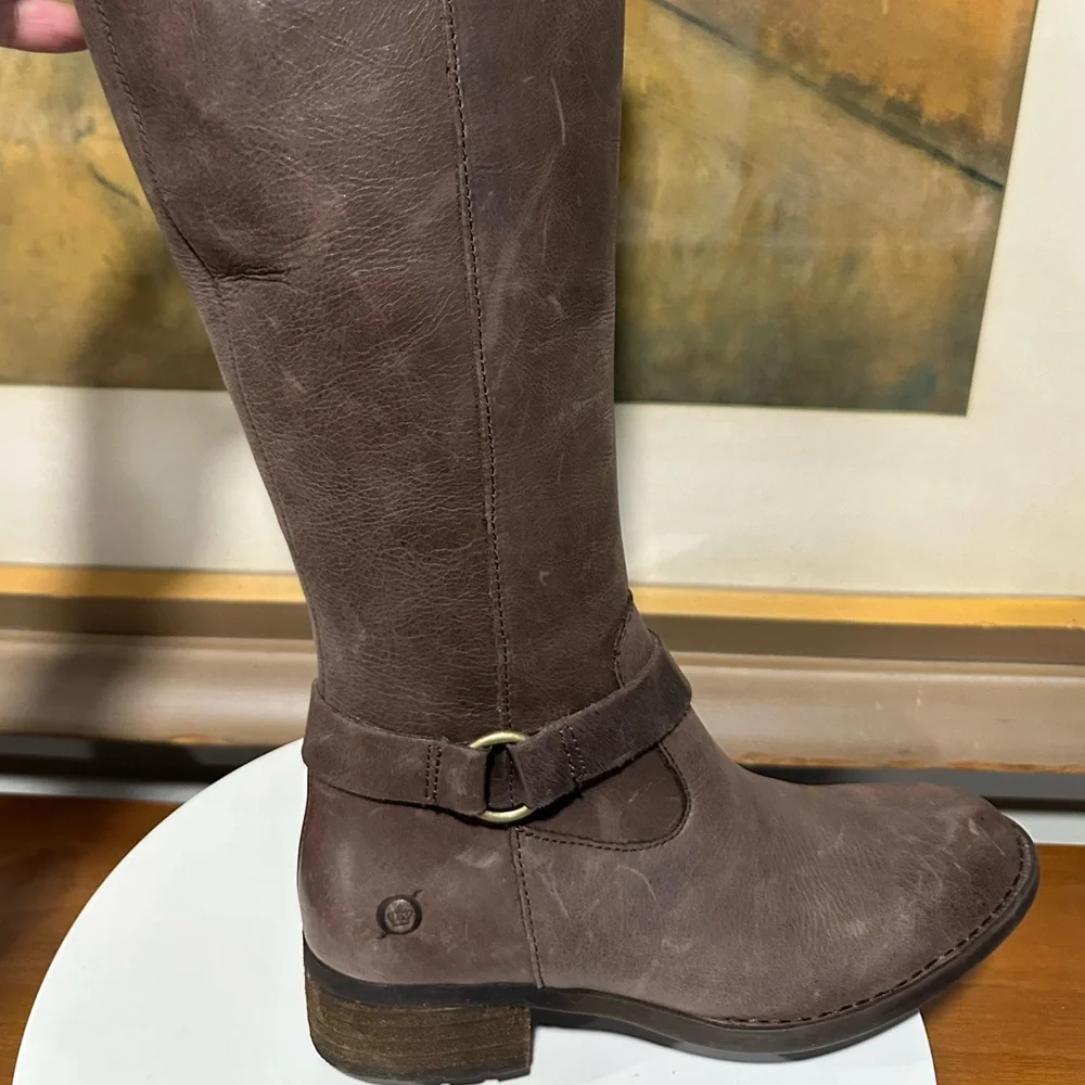 🌹BORN🌹 Saddler Tall Riding Boot Brown Size: 6M